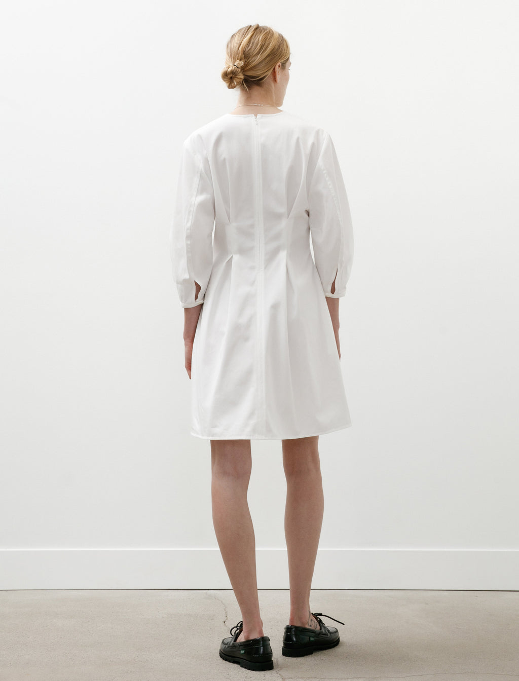 Totême Balloon Sleeve Cotton Dress