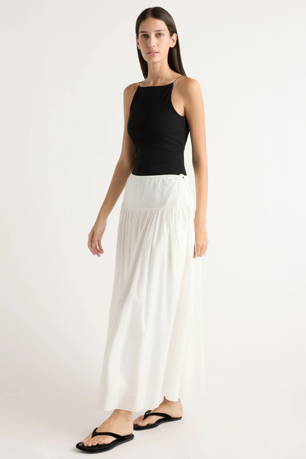 Modern Citizen Bao Organic Cotton Drop-Waist Skirt