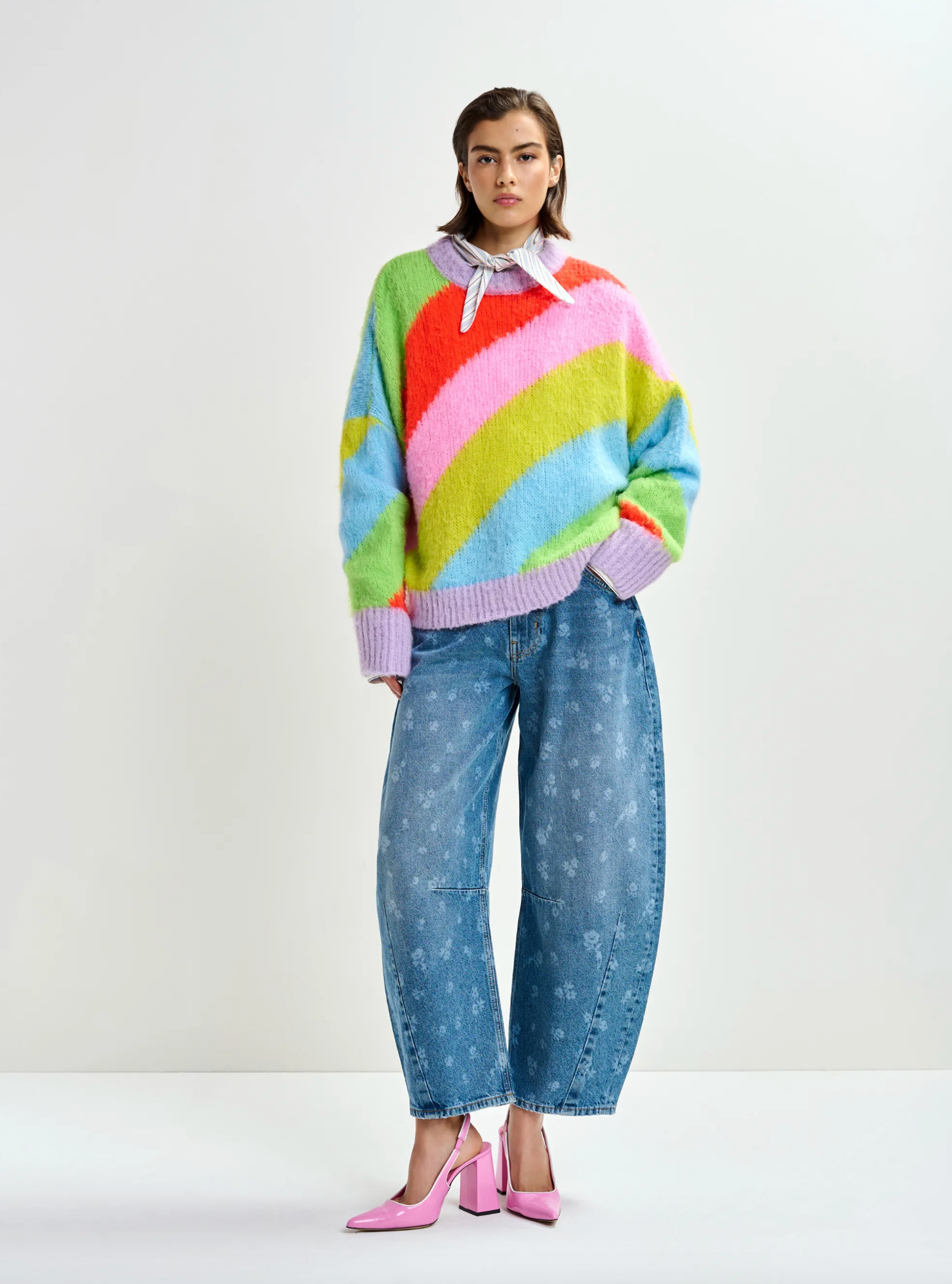 Essentiel Antwerp Barrel Leg Jeans - Quiet Pool