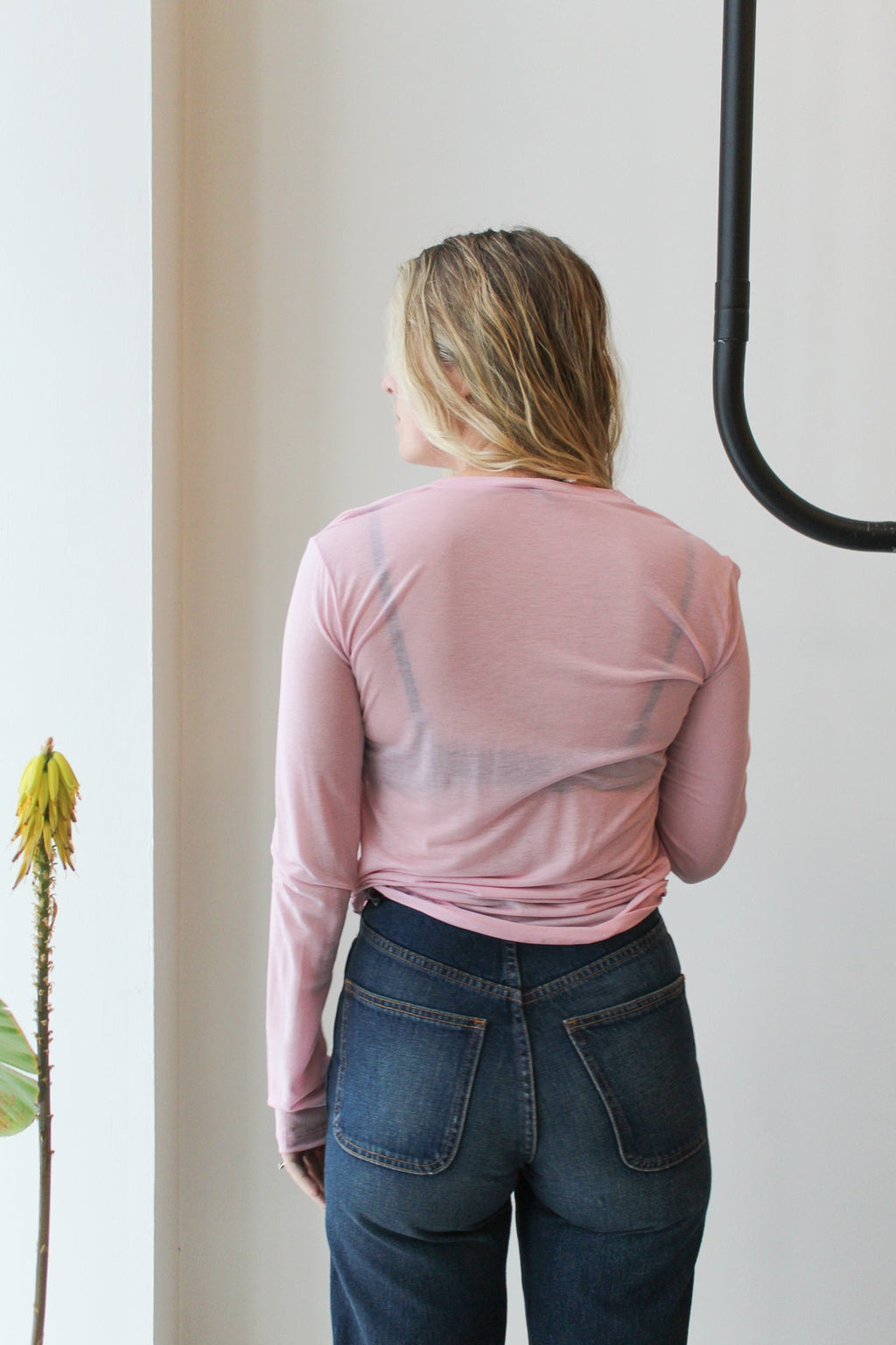 Baserange Long Sleeve Tee - Doro Pink