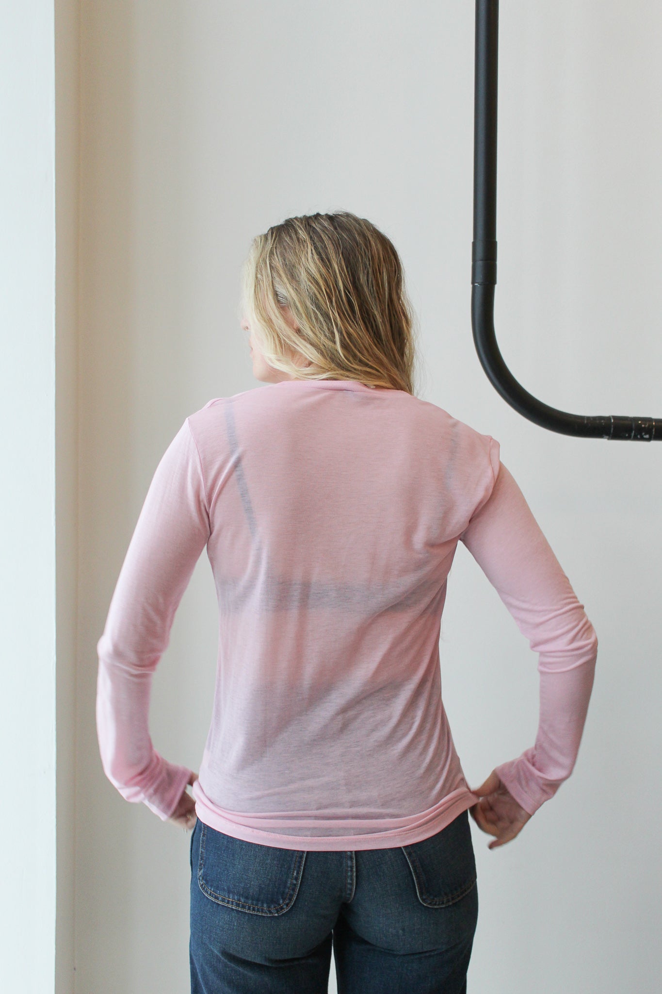 Baserange Long Sleeve Tee - Doro Pink