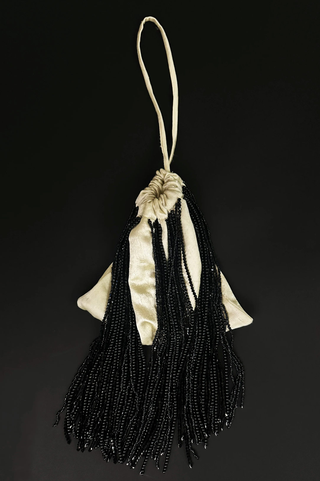 TIGRA TIGRA Beaded Fringe Wristlet Bag