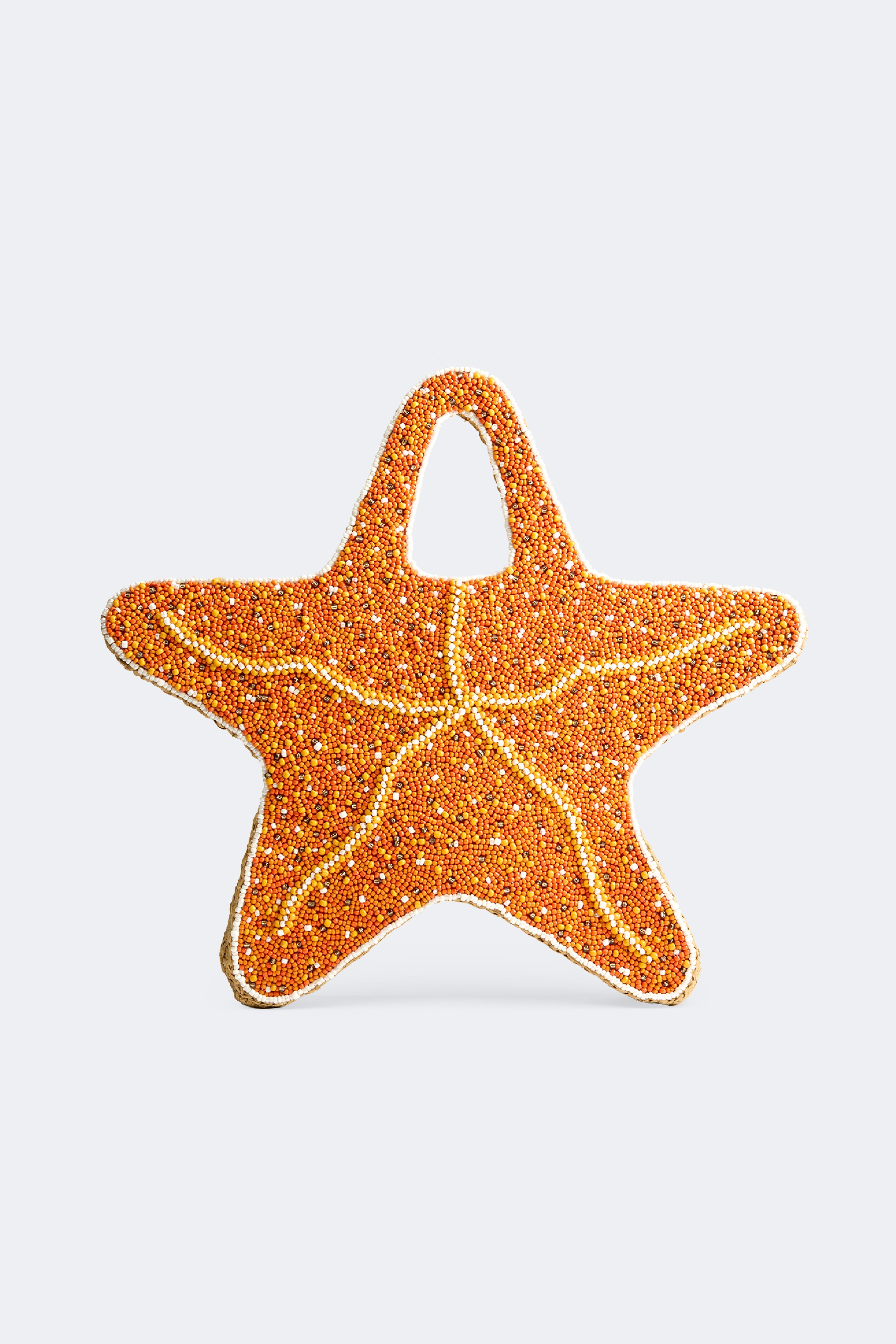 Simon Miller Beaded Starfish Bag - Orange/Natural