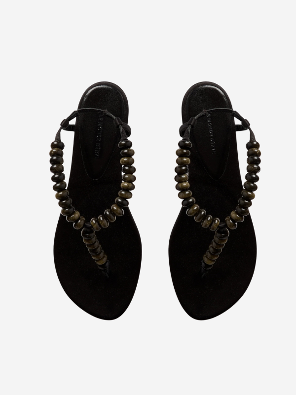 Le Monde Béryl Beaded Thong Sandal