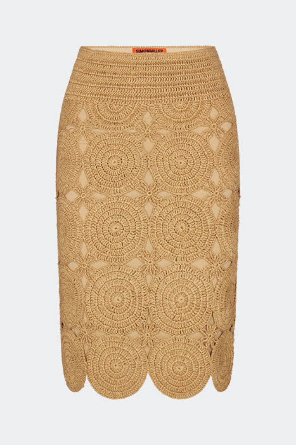 Simon Miller Beep Beep Midi Skirt - Natural