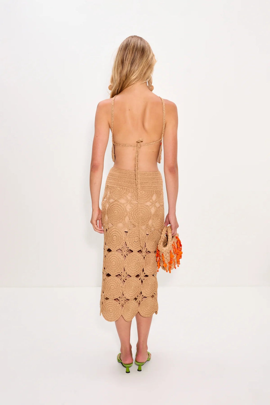 Simon Miller Beep Beep Midi Skirt - Natural
