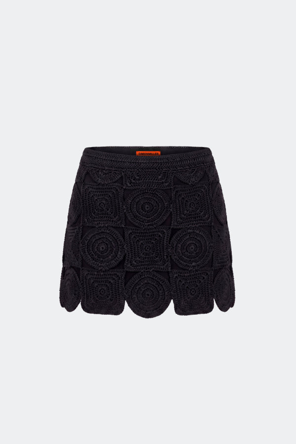 Simon Miller Beep Beep Multi-Shape Mini Skirt - Black