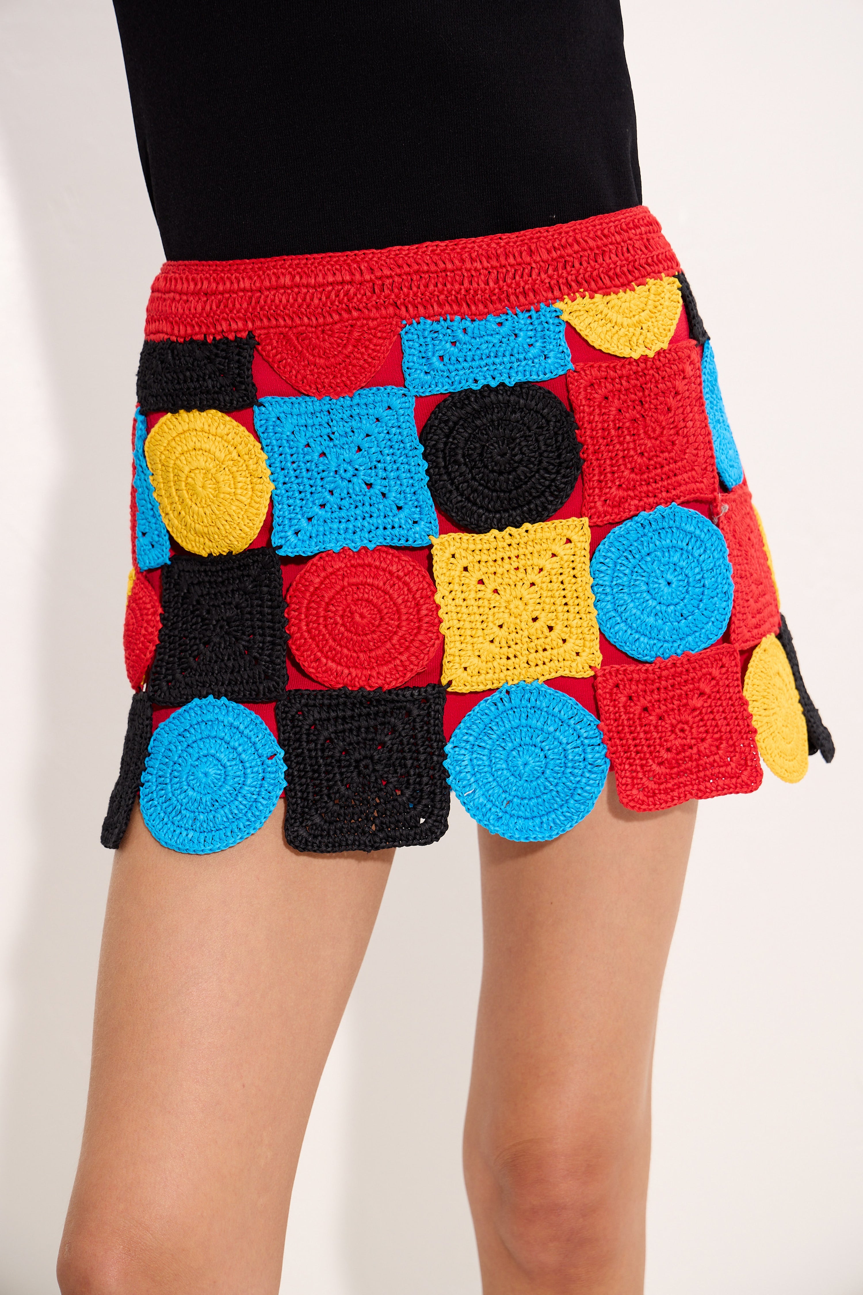 Simon Miller Beep Beep Mini Skirt - Primary Multi-Shape