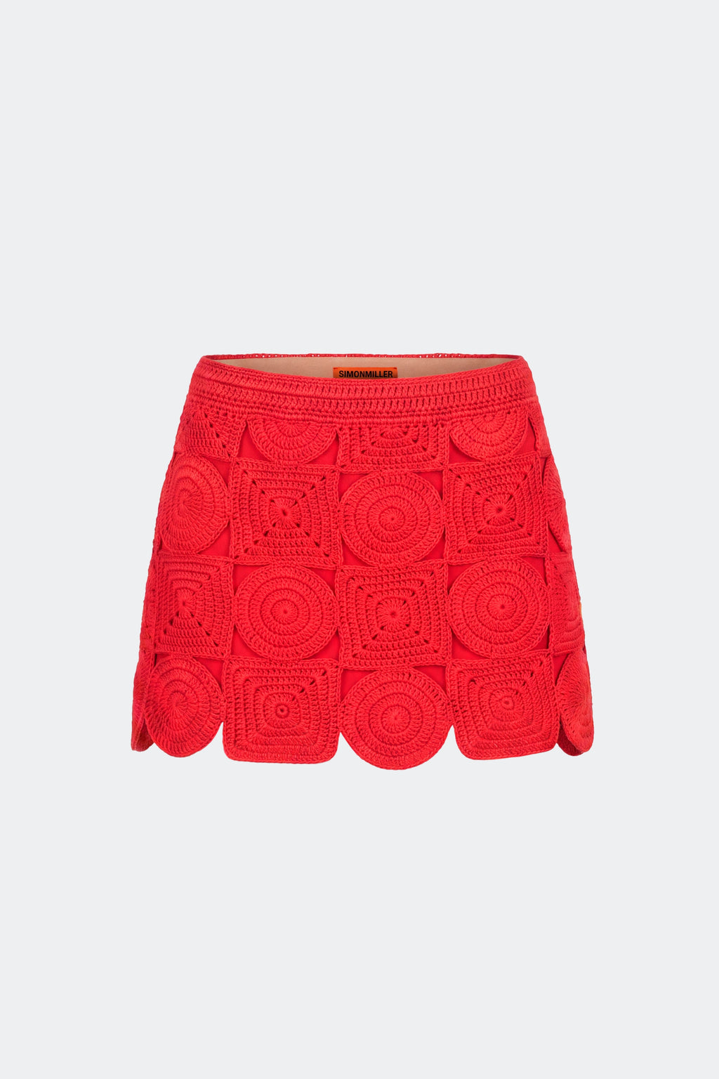 Simon Miller Beep Beep Multi-Shape Mini Skirt - Classic Red