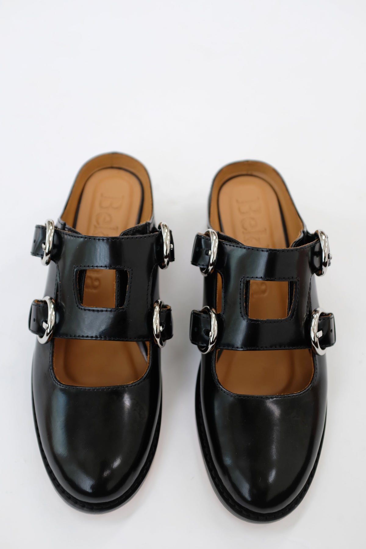 Beklina Quatro Buckle Mule - Black