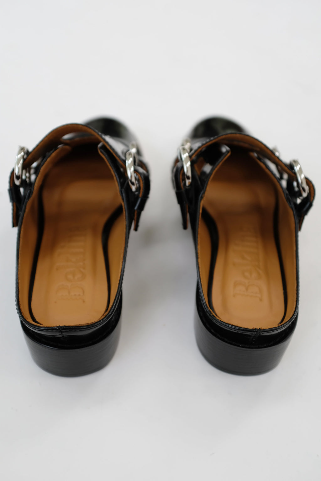 Beklina Quatro Buckle Mule - Black