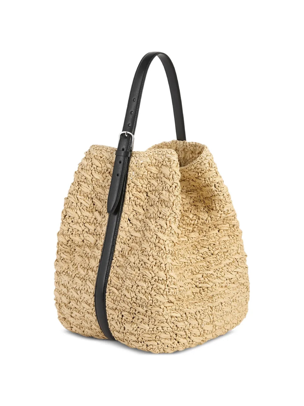 Totême Belted Paper Raffia Tote