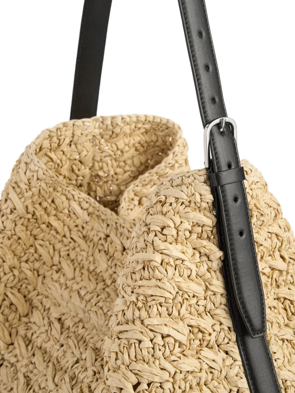 Totême Belted Paper Raffia Tote
