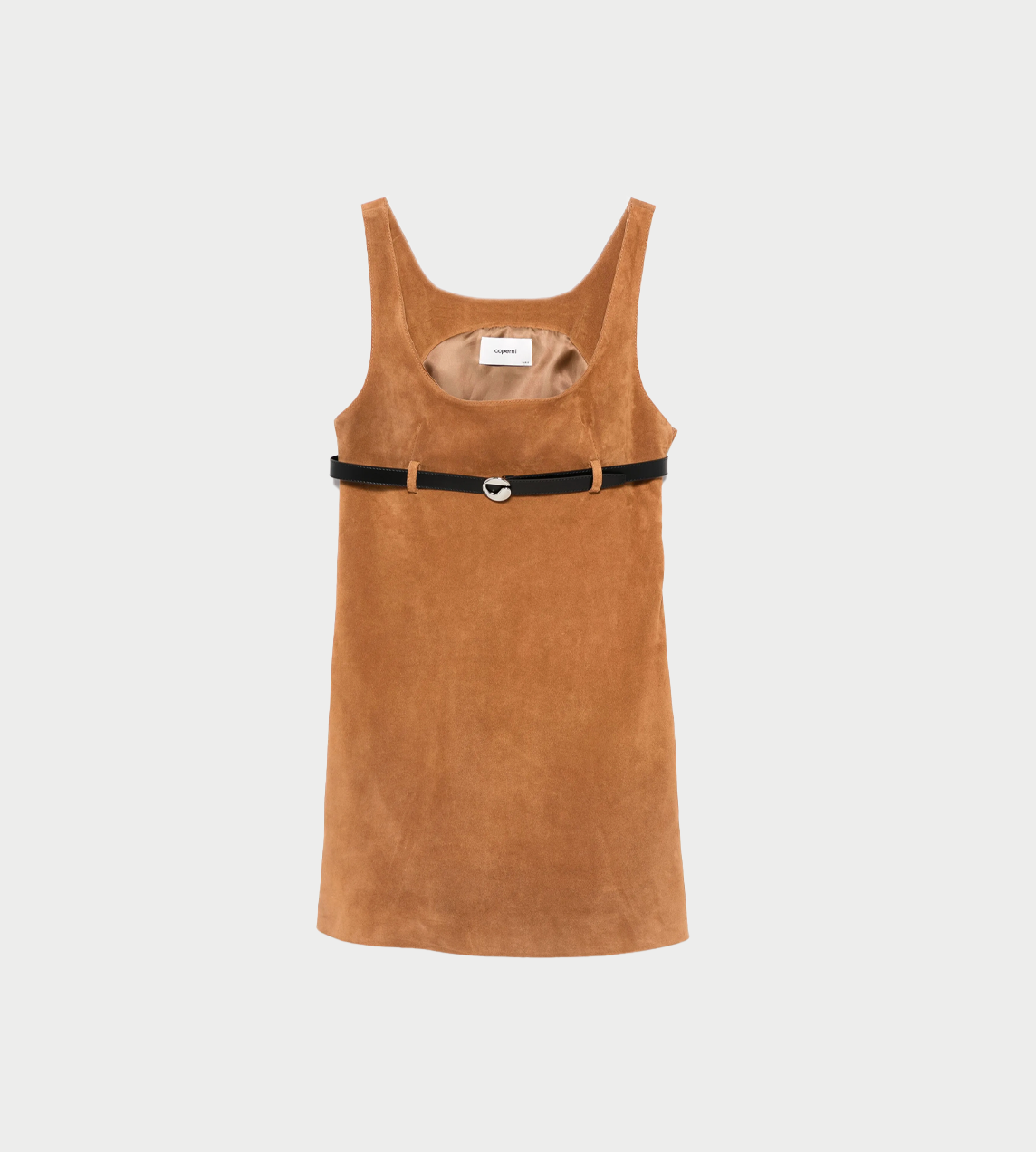 Coperni Belted Suede Mini Dress