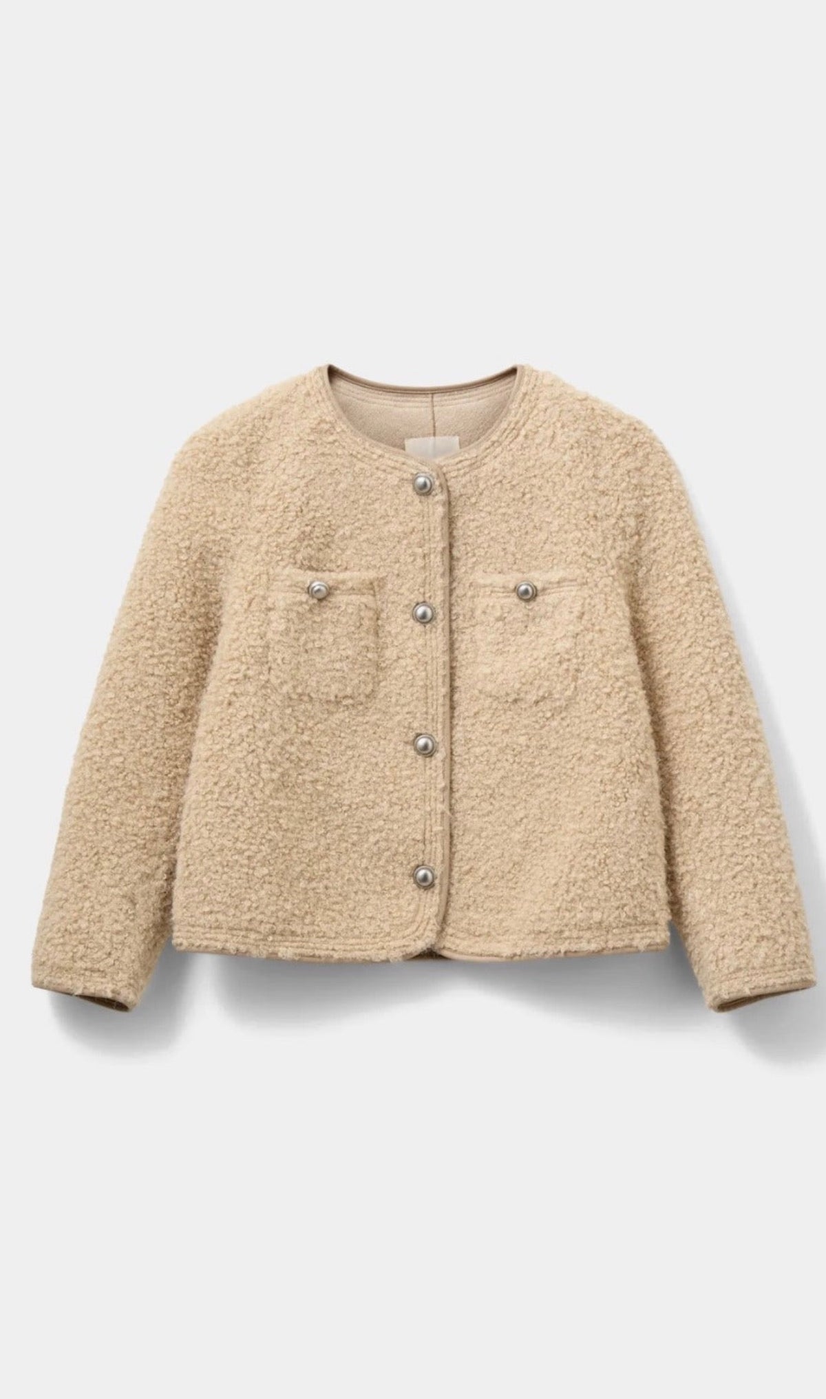 Sofie Schnoor Ben Boucle Jacket - Beige