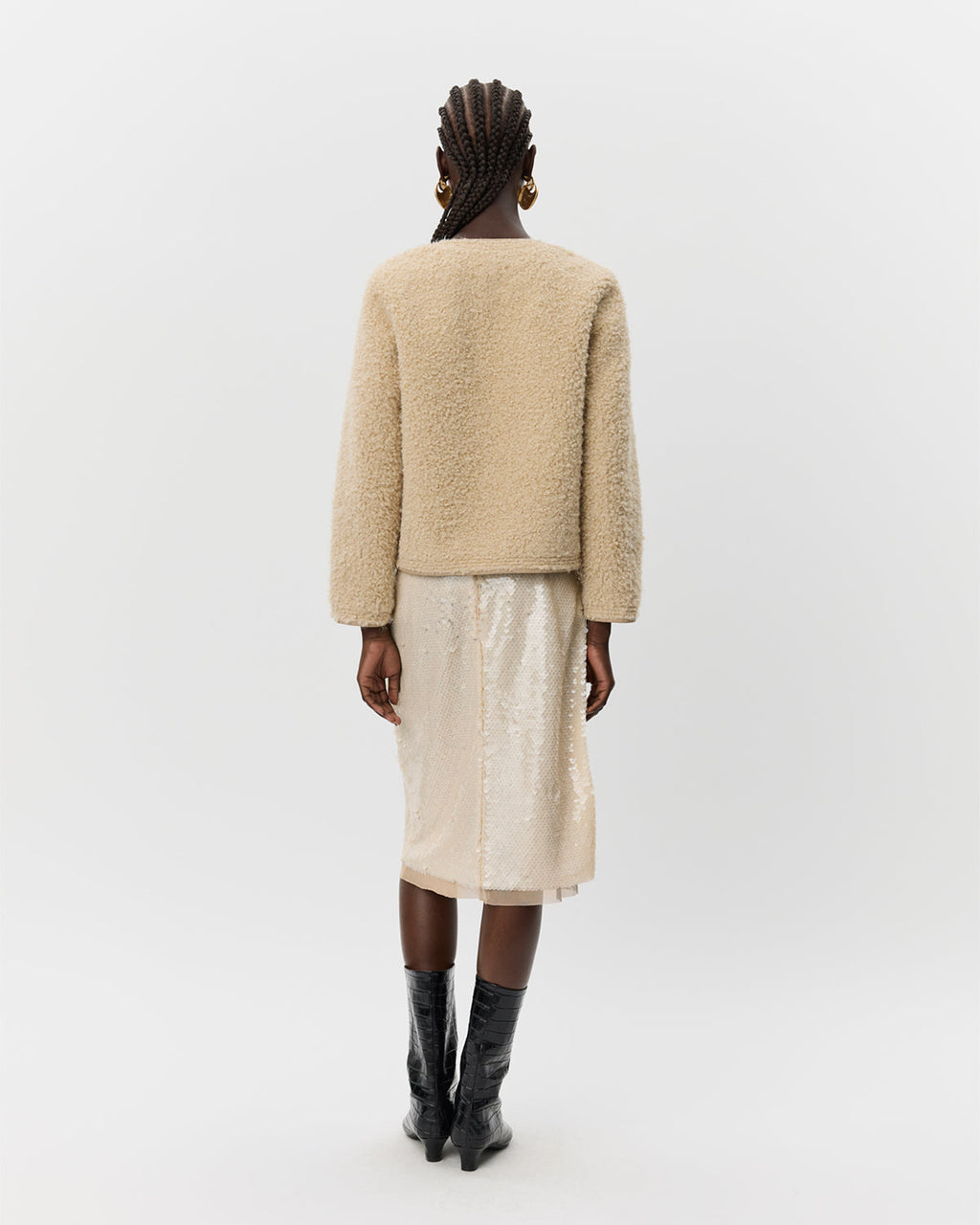 Sofie Schnoor Ben Boucle Jacket - Beige