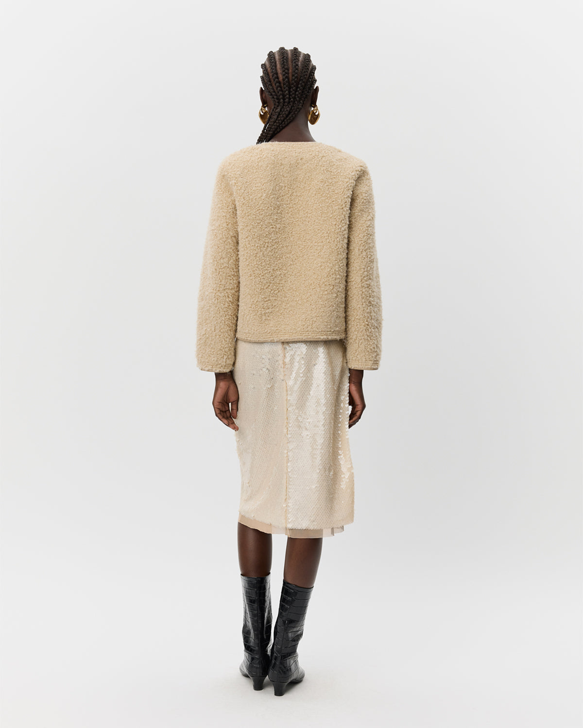 Sofie Schnoor Ben Boucle Jacket - Beige