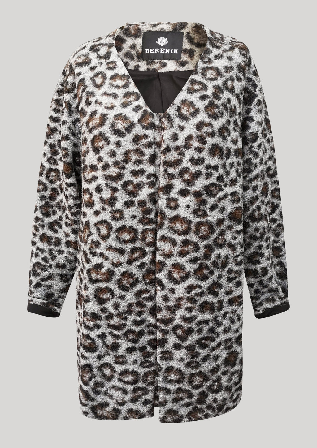 Berenik WOOL CARDIGAN - animal print