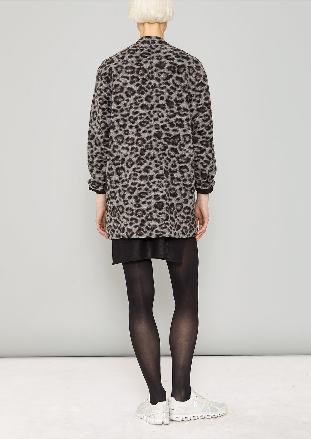 Berenik WOOL CARDIGAN - animal print