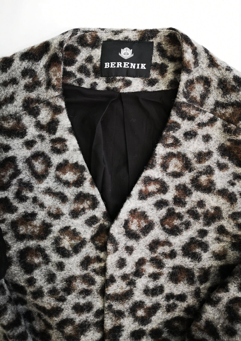 Berenik WOOL CARDIGAN - animal print