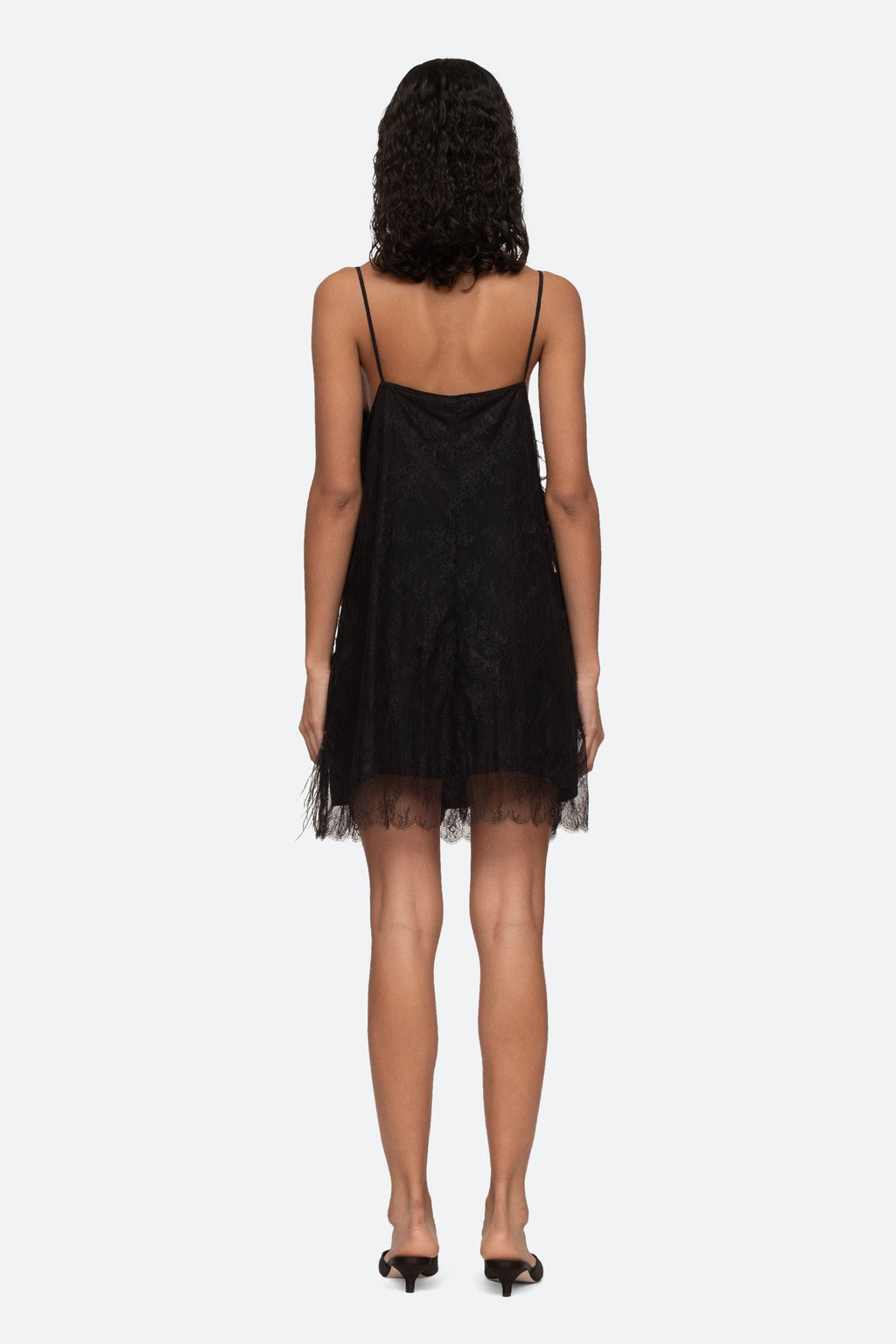 Sea NY Bethany Slip Dress - Black Multi