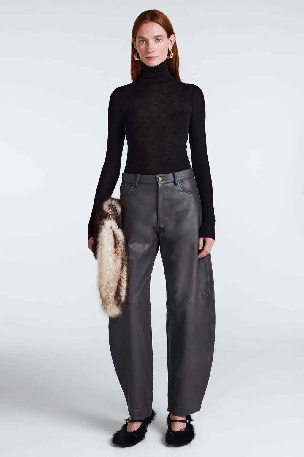 Ducie Billie Leather Trousers