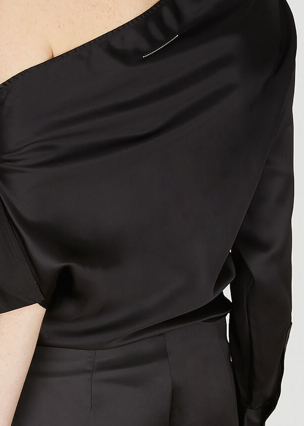 MM6 Maison Margiela Dropped Shoulder Jumpsuit - Black
