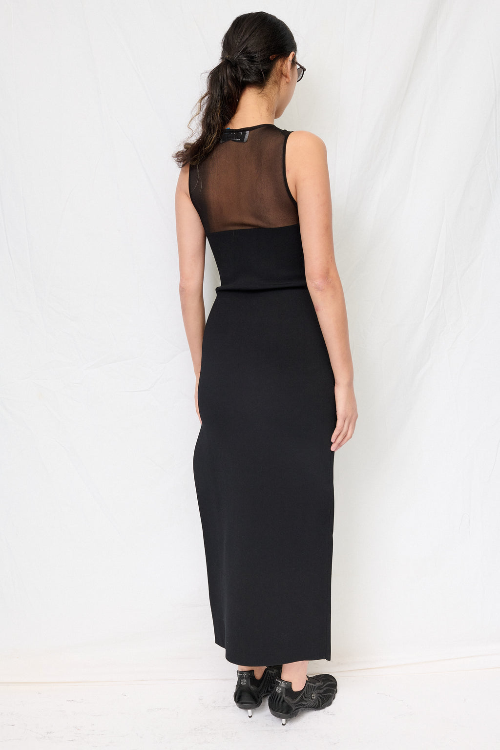 PH5 Limia Sheer Long Dress - Black