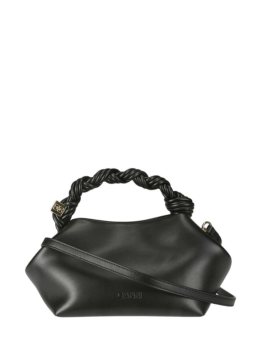Ganni Medium Hexagonal Shoulder Bag - Black