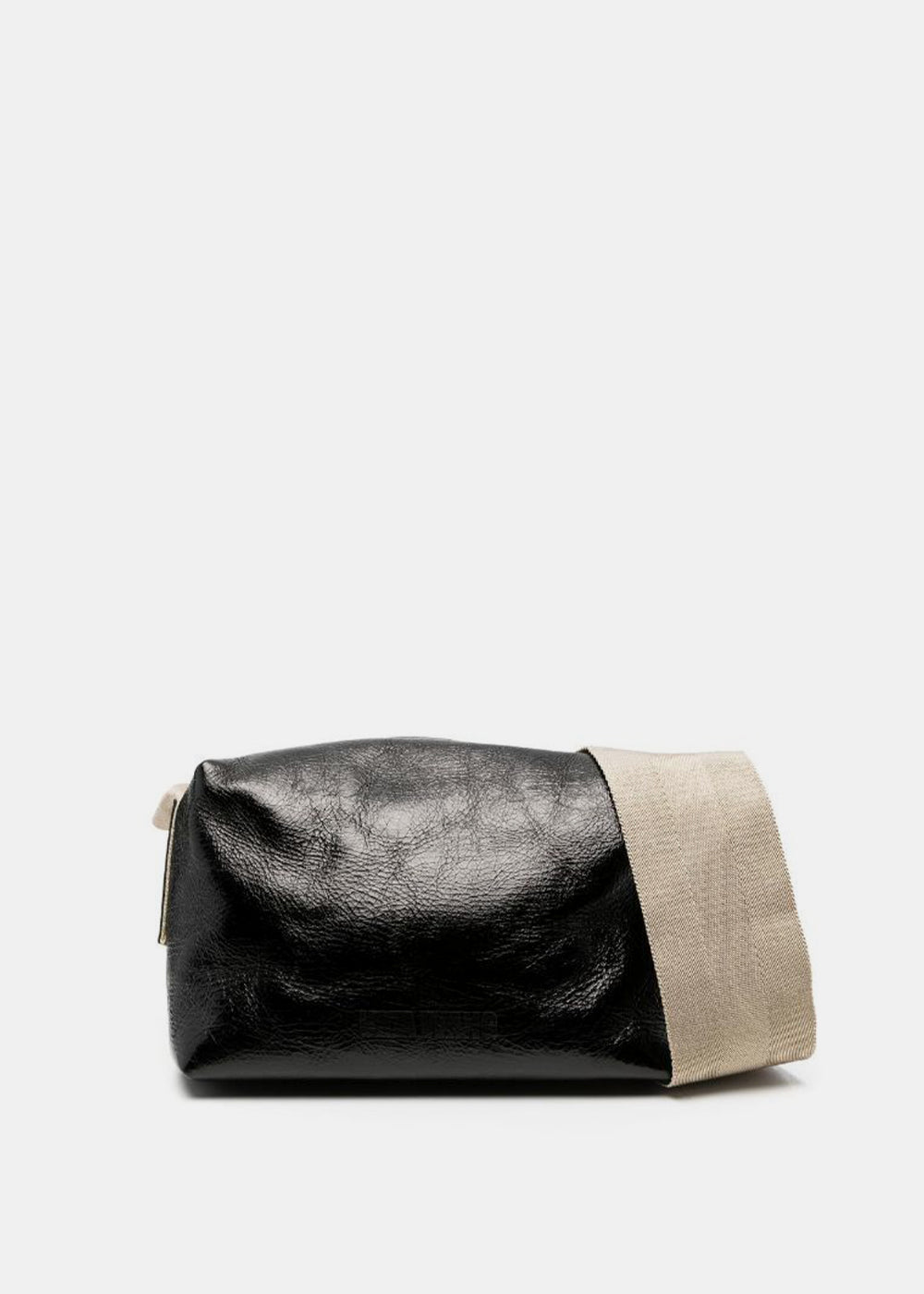 Uma Wang Medium Tofu Bag - Black/Mustard