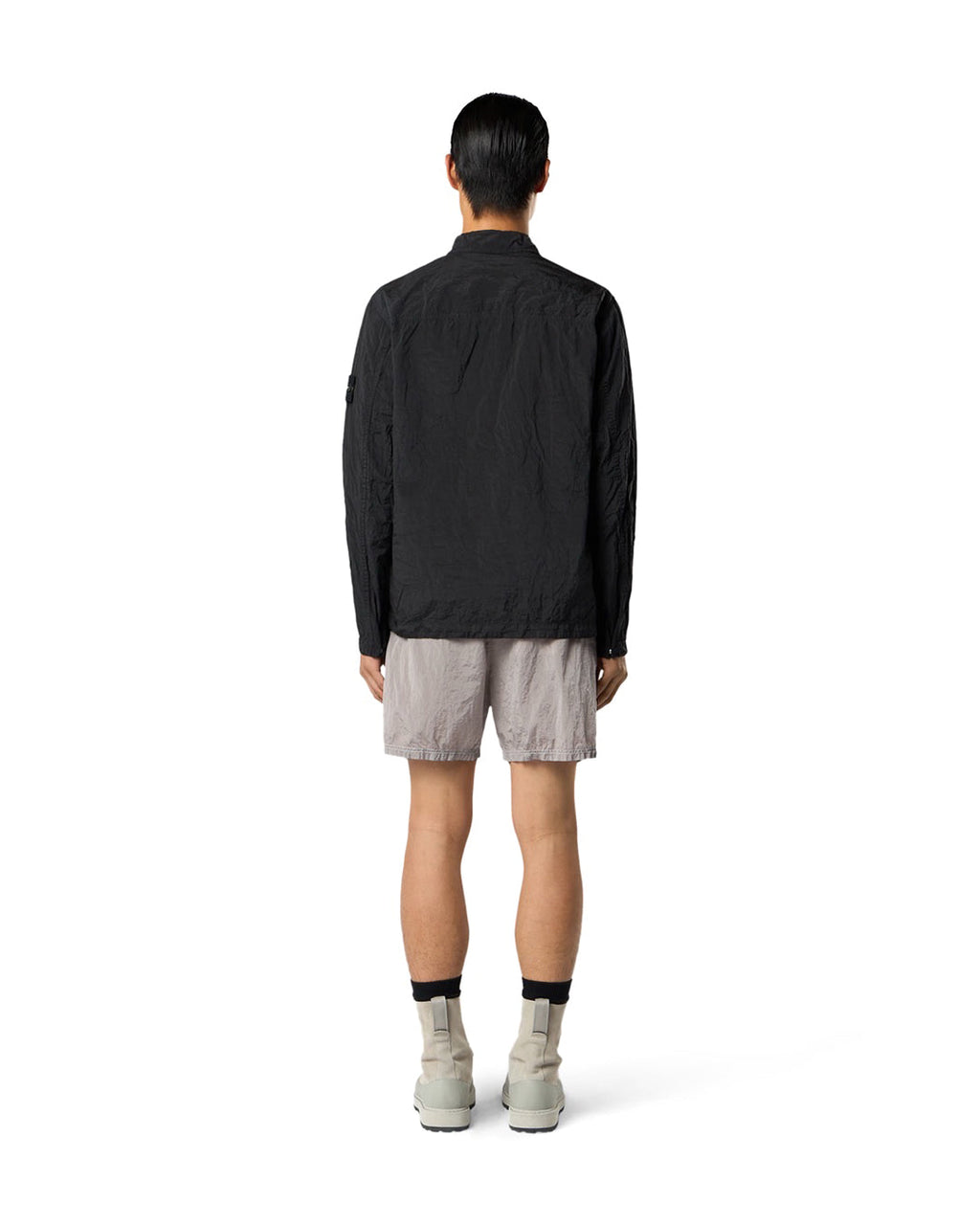 Stone Island Nylon Metal in ECONYL Chest Pocket Two-Way Zip Overshirt