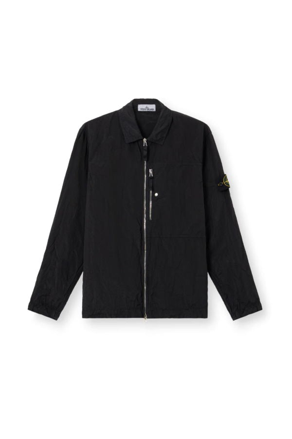 Stone Island Nylon Metal in ECONYL Chest Pocket Two-Way Zip Overshirt