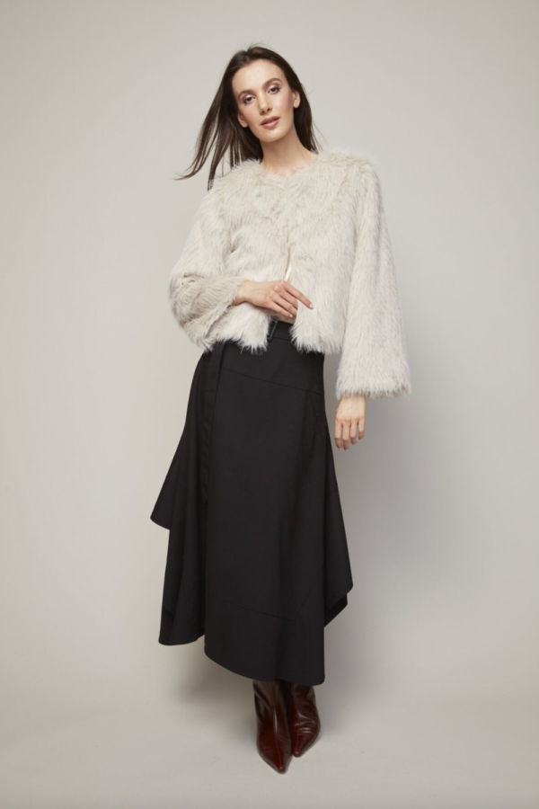 Adroit Blaine Faux Fur Jacket