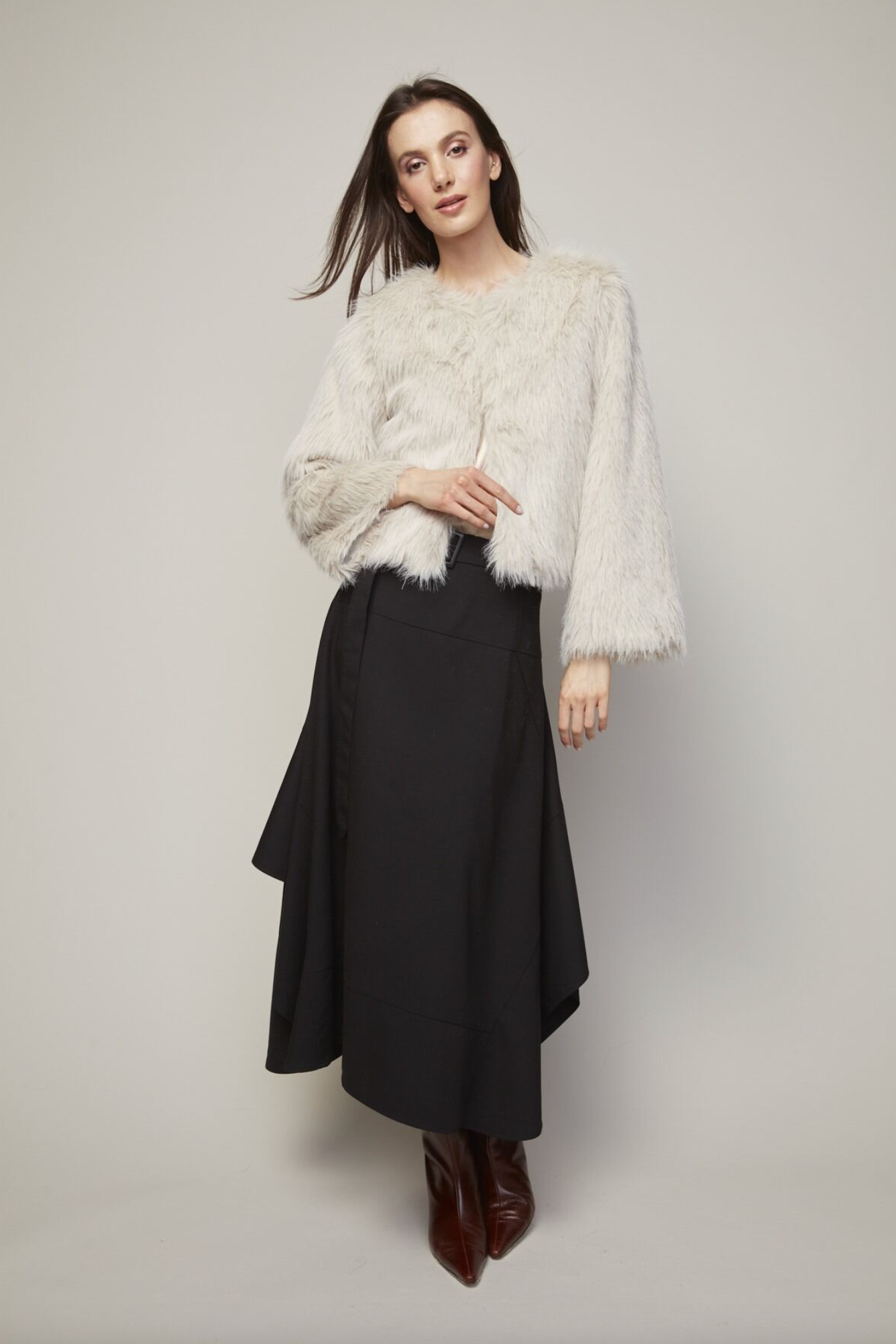 Adroit Blaine Faux Fur Jacket