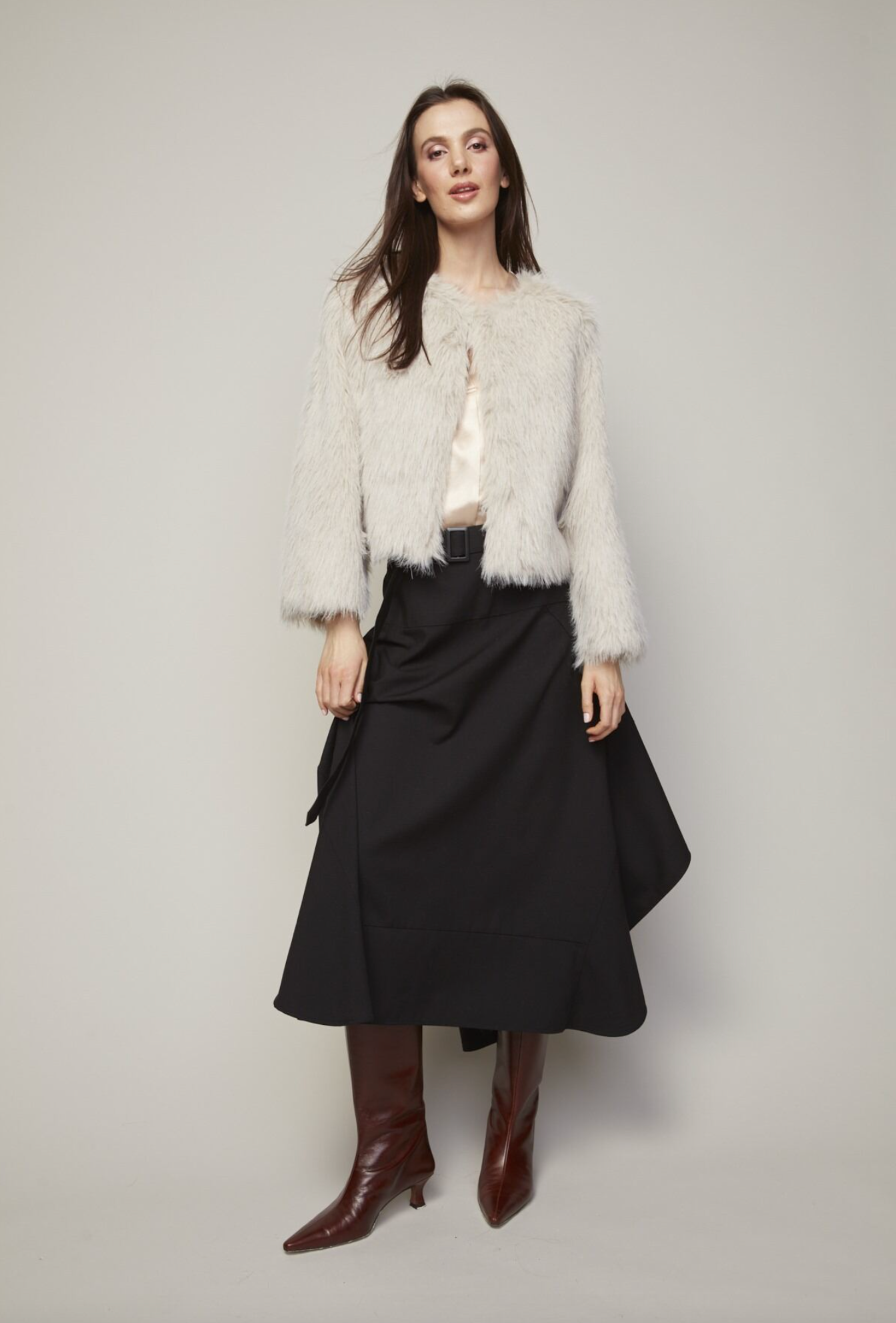 Adroit Blaine Faux Fur Jacket