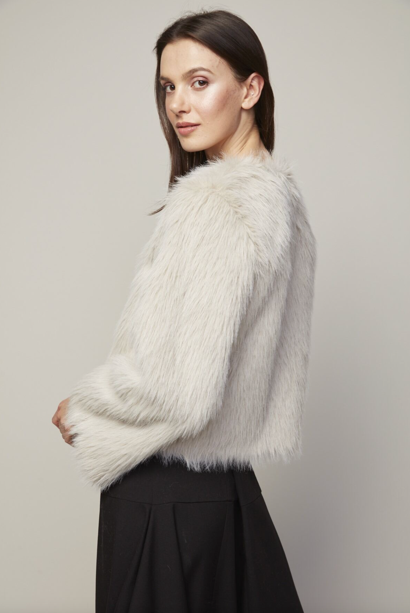 Adroit Blaine Faux Fur Jacket