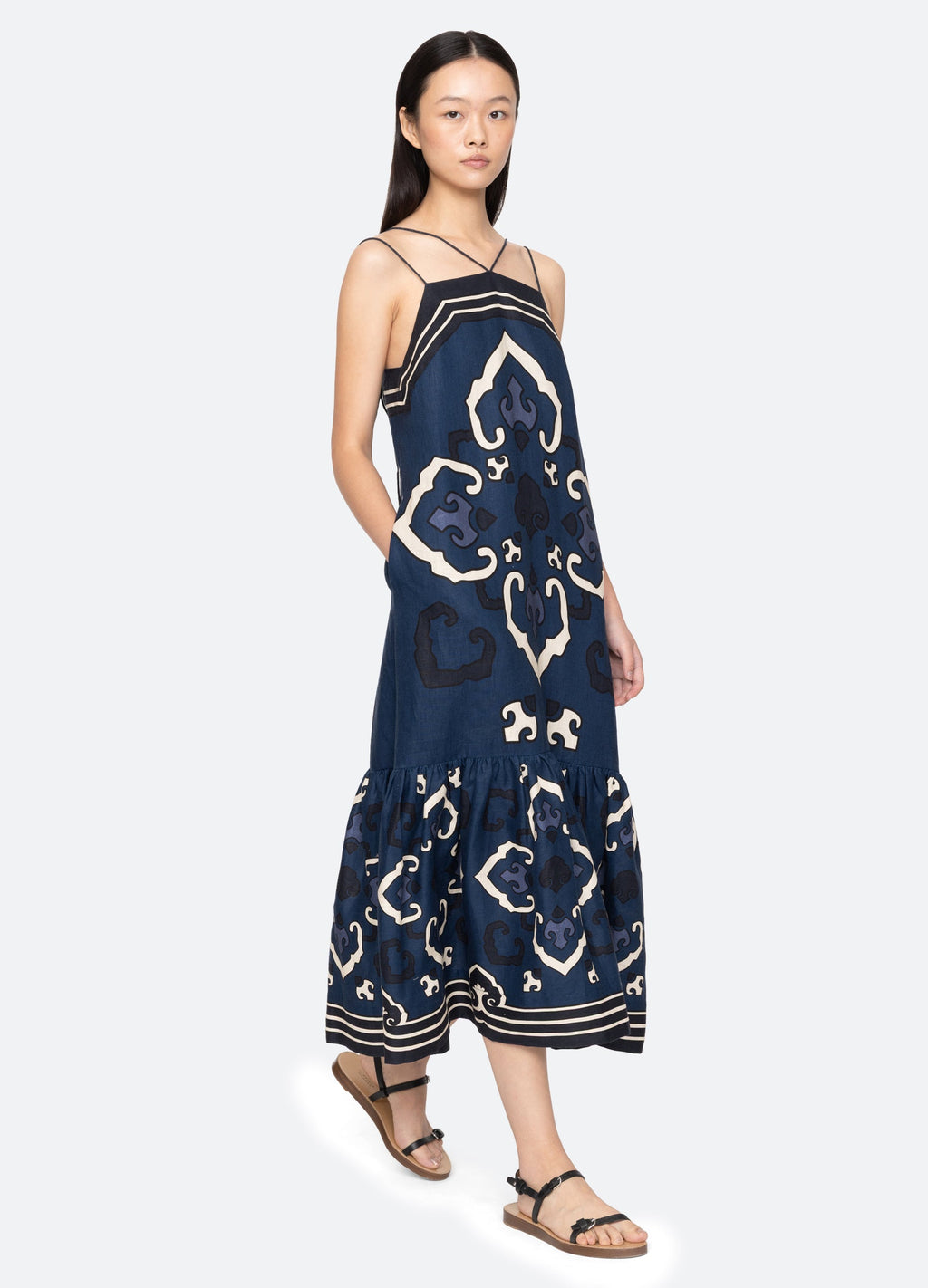 Sea NY Blaise Dress - Navy