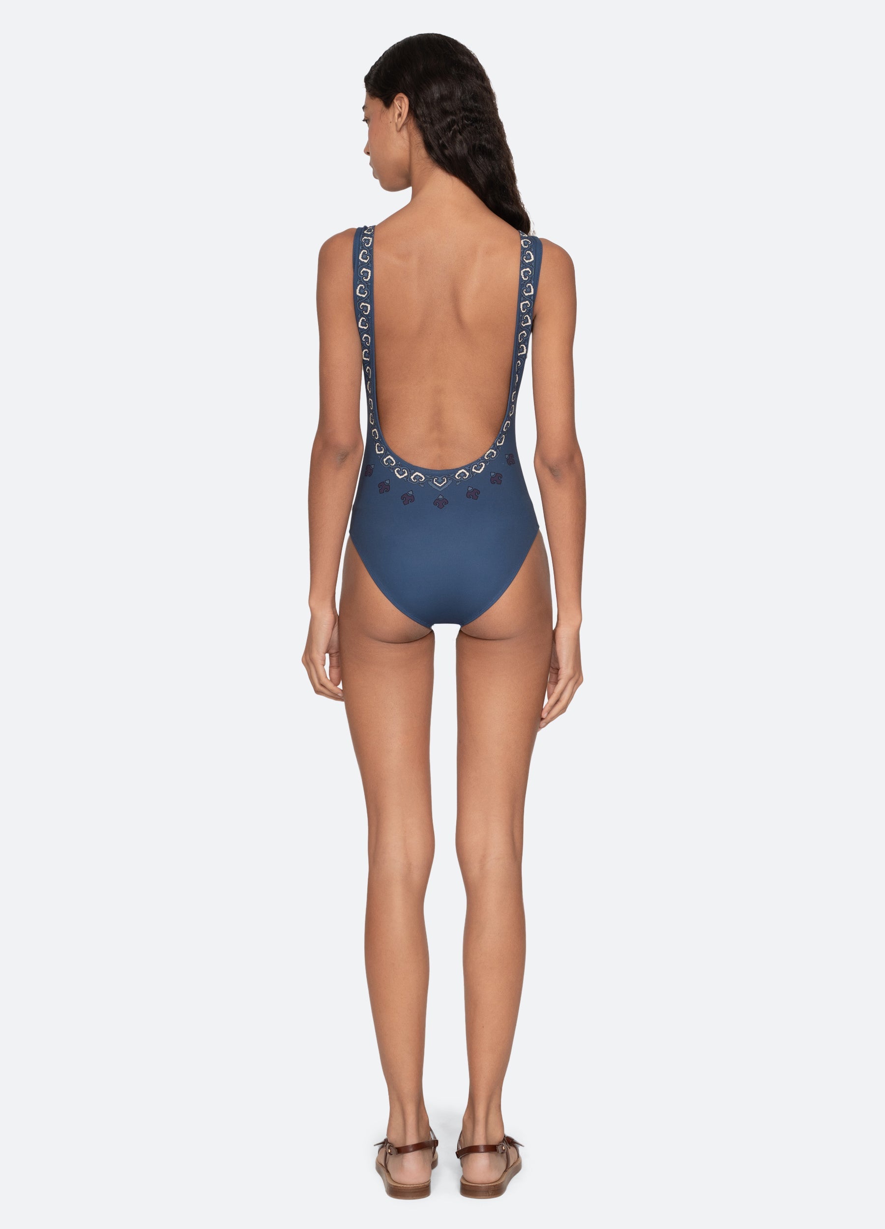 Sea NY Blaise One Piece Swimsuit - Navy
