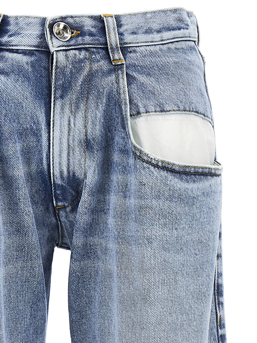 Maison Margiela Side Cuts Jeans - Blue