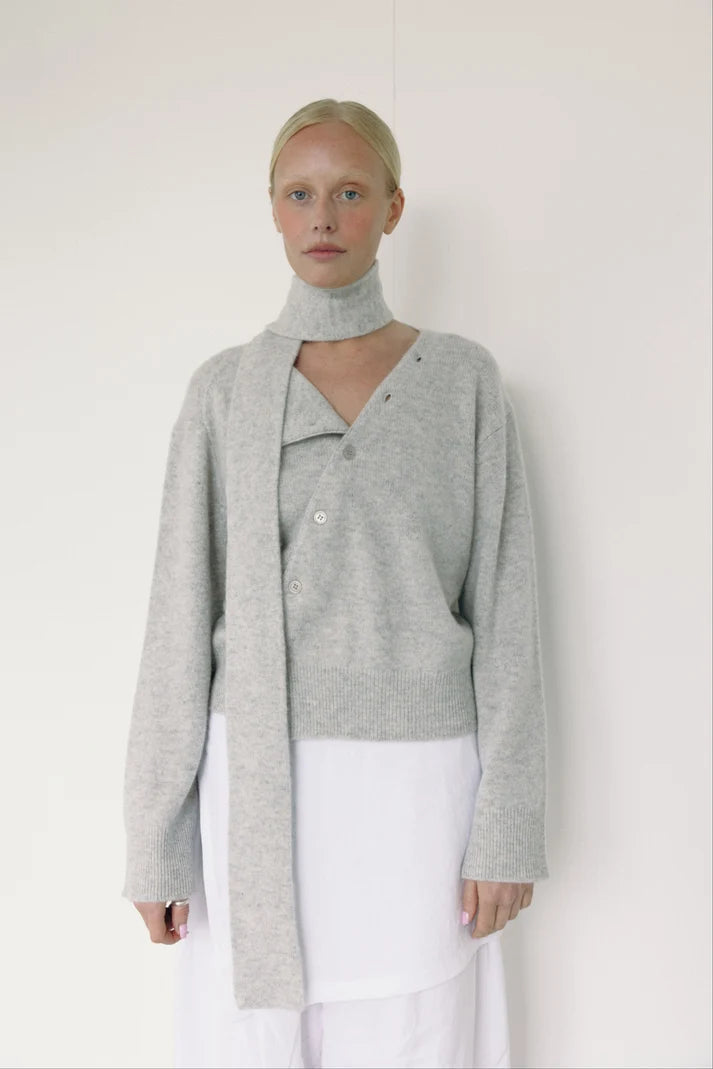 Bohème The Asymmetric Cashmere Knit Cardigan