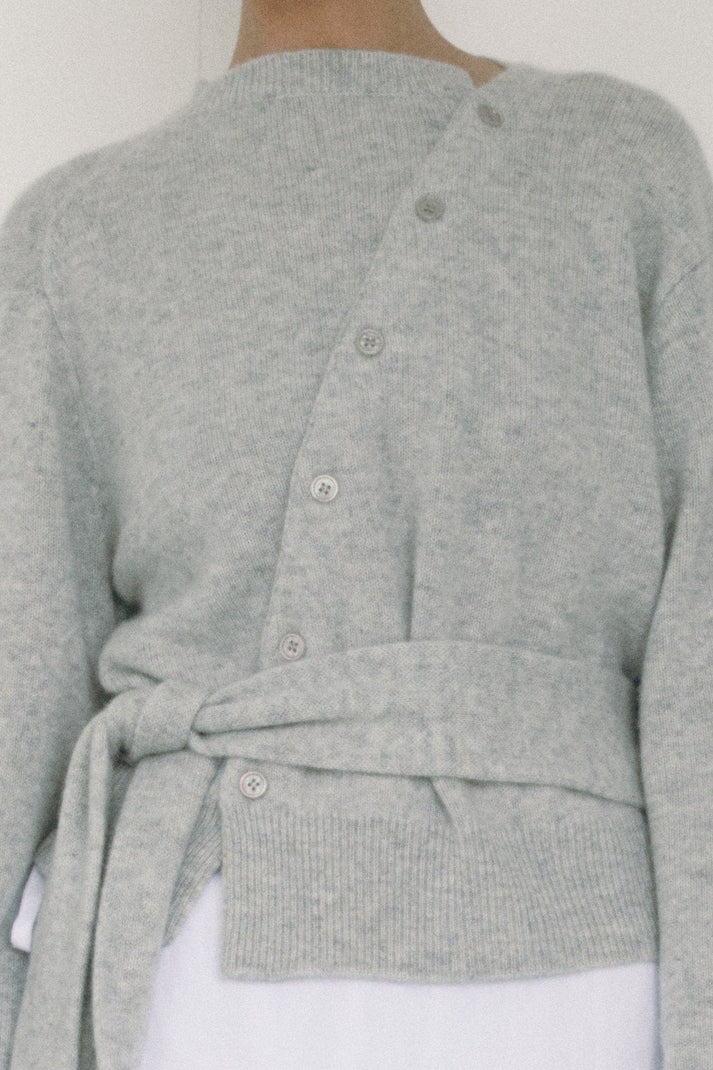 Bohème The Asymmetric Cashmere Knit Cardigan