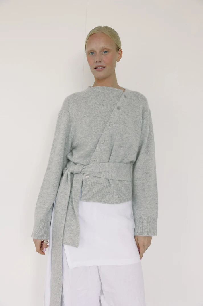 Bohème The Asymmetric Cashmere Knit Cardigan