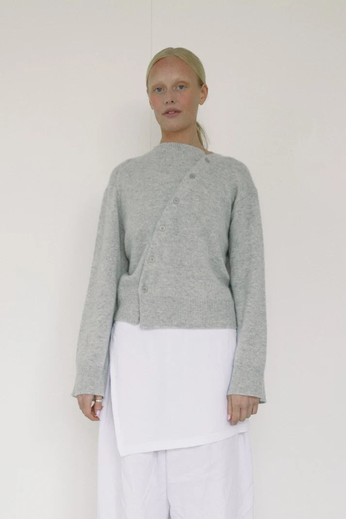 Bohème The Asymmetric Cashmere Knit Cardigan