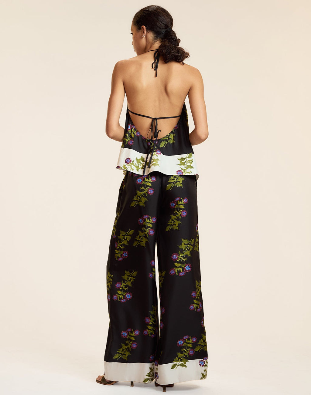 Cynthia Rowley Bon Voyage Pants - Black Floral