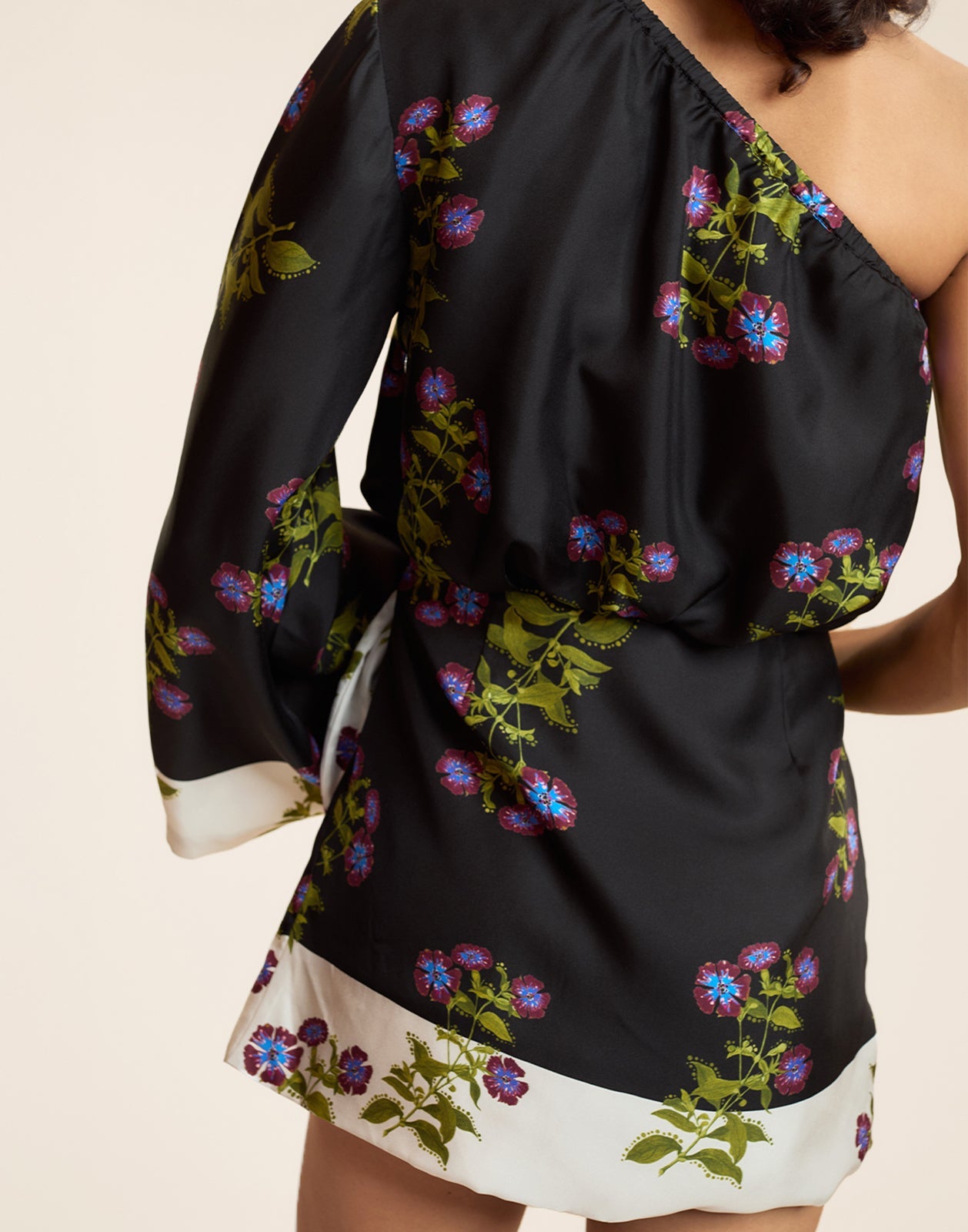 Cynthia Rowley Bon Voyage Silk Dress - BLKFL
