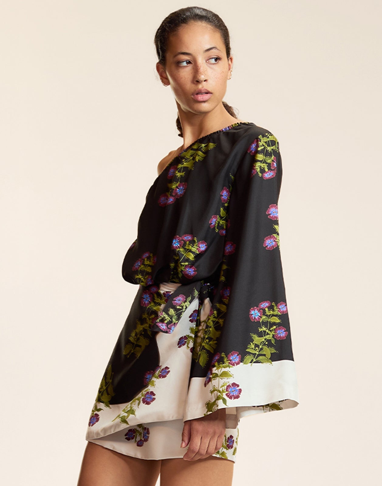 Cynthia Rowley Bon Voyage Silk Dress - BLKFL