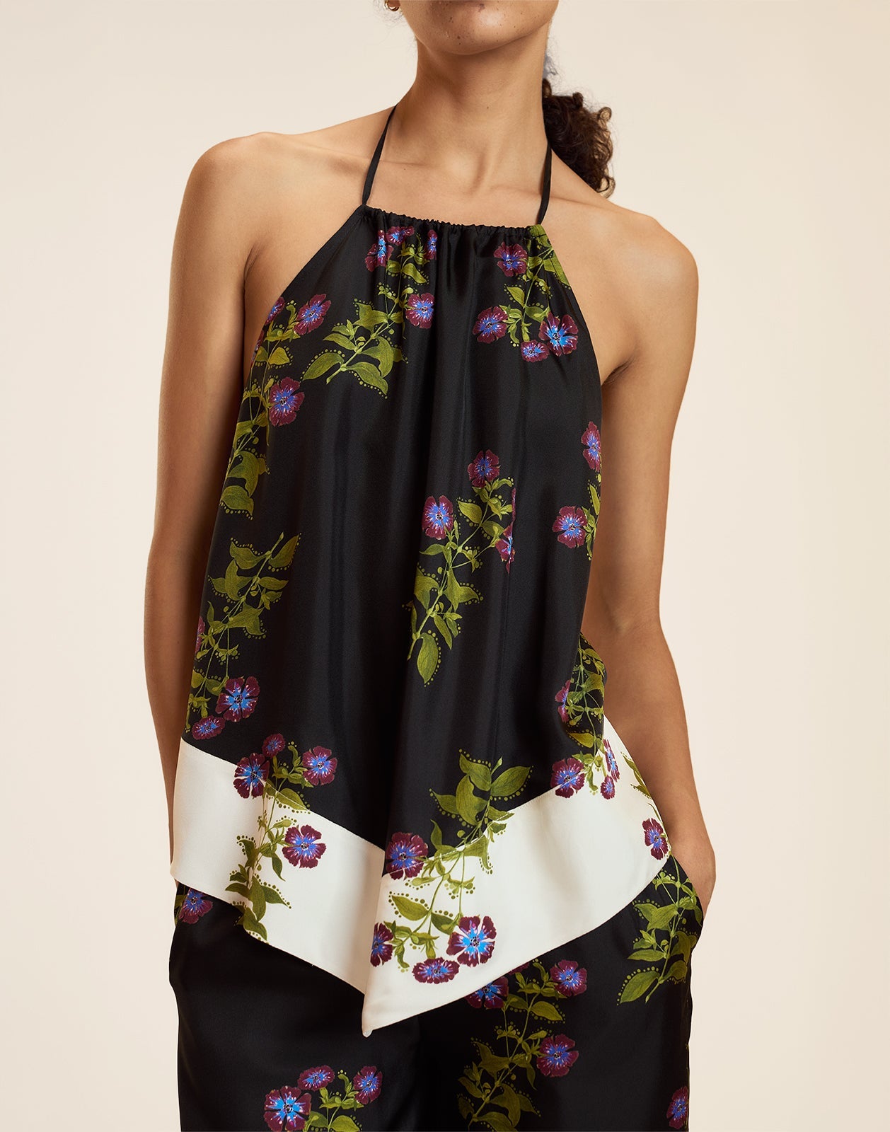 Cynthia Rowley Bon Voyage Top - BLKFL