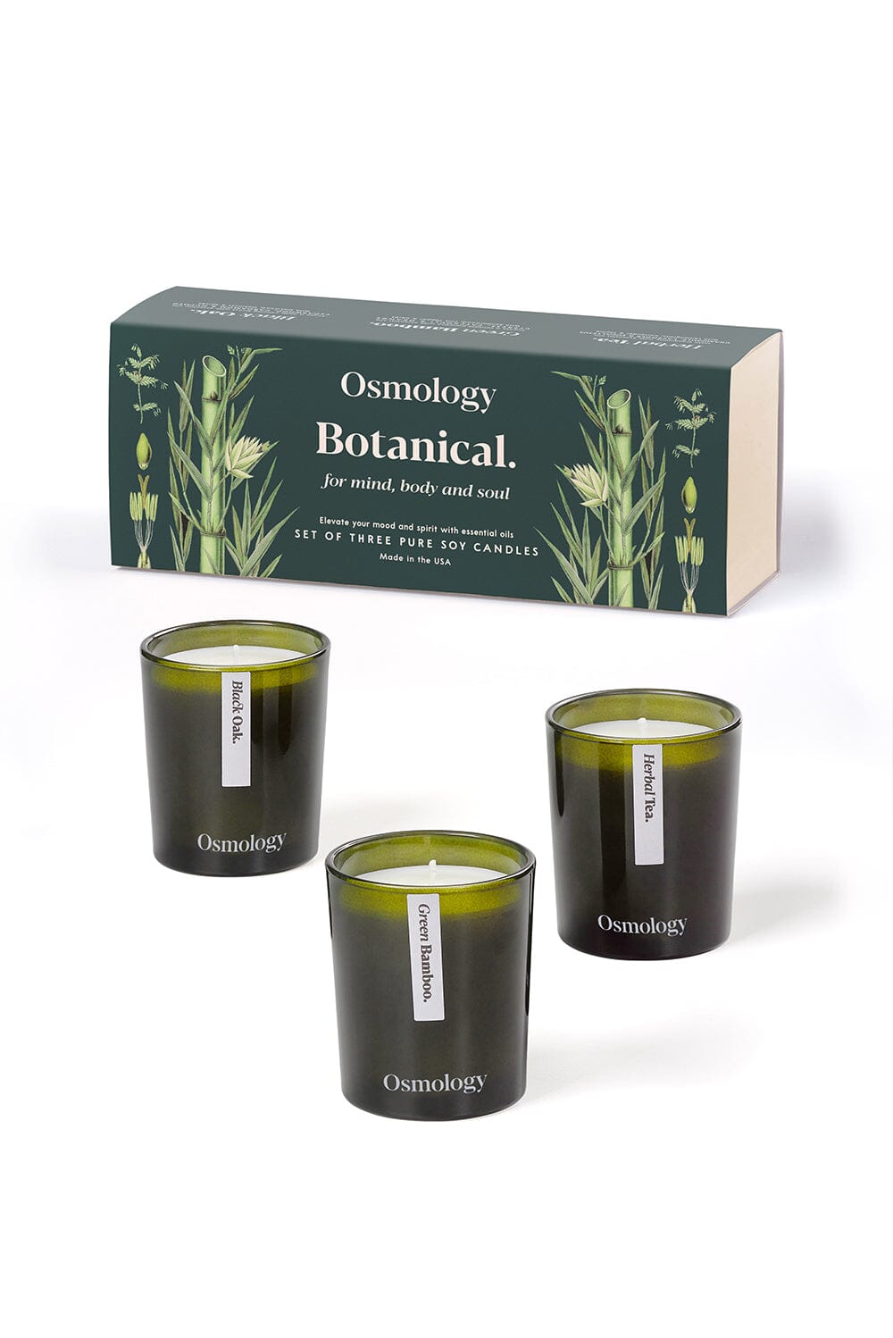 Osmology Botanical Green Mini Candle Gift Set