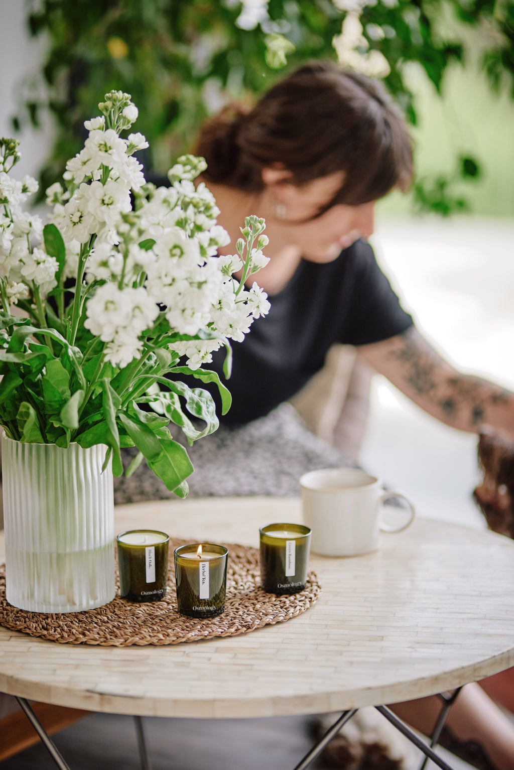 Osmology Botanical Green Mini Candle Gift Set