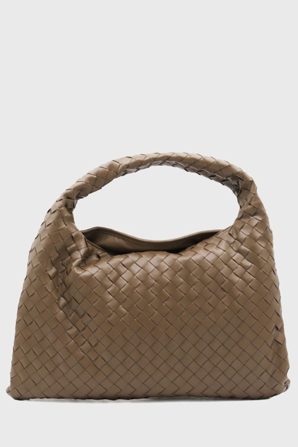 BOTTEGA VENETA Hop Small Handle Bag - Pinecone-M Brass